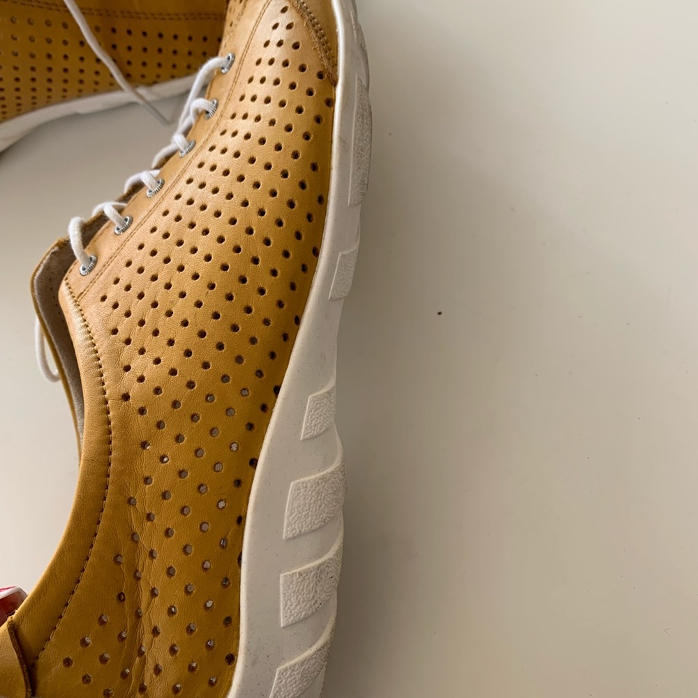 Yellow shoes